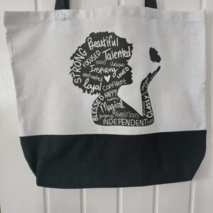 motivational tote bag