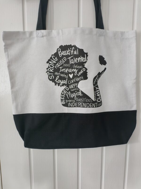 motivational tote bag